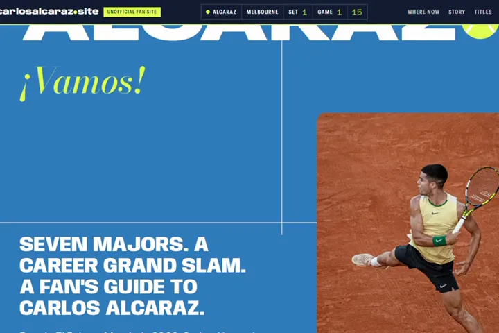 Carlos Alcaraz Fan Site